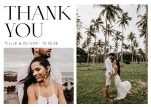 Thank You Postcard Photos design preview