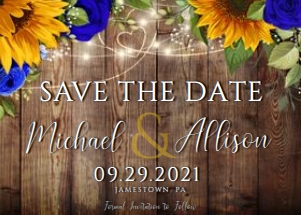 Blue Roses & Sunflower STD Package design preview