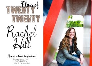 Graduation Announcements 3 design preview