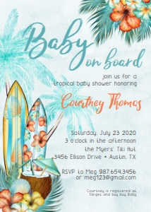 Baby on Board Shower Bundle design preview