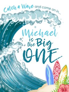 The Big One Poster design preview