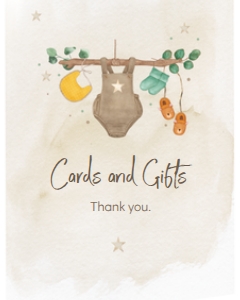 Sweet Baby Boy Cards & Gifts: Sweet Baby Boy Party Signs