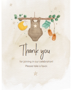 Sweet Baby Boy Favors Sign: Sweet Baby Boy Party Signs