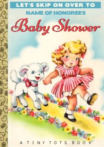 KB and Friends Mary Had a Little Lamb Invitation: Storybook Mary Had a Little Lamb Printable Invitation / birthday, baby shower, any occasion / customize it yourself with web-based template