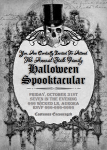 HLW2: HLW2 Halloween Invitation