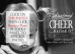 Christmas Card: Nailed It: Christmas Card: Nailed It
