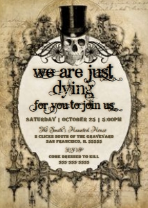 HLW5 Halloween Invitation design preview