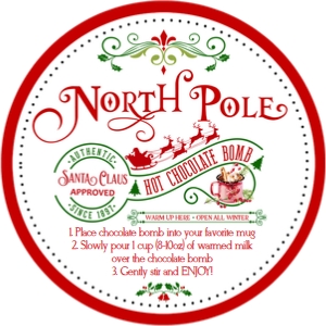 HC3 Hot Chocolate Bomb Tag design preview