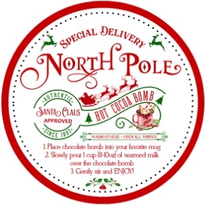 HC6 Hot Cocoa Bomb Tags design preview