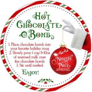 HC7 Hot Chocolate Bomb Tag design preview