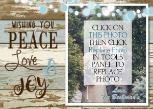 CHR1 5x7 Christmas Photo Card design preview