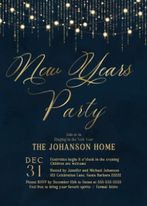 NY6 New Years Invitation design preview