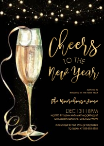 NY7 New Years Invitation: NY7 New Years Invitation