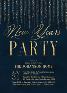 NY8 New Years Invitation: NY8 New Years Invitation