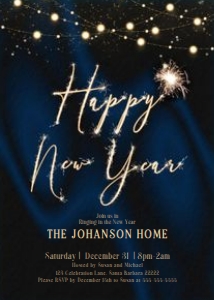 NY10 New Years Invitation: NY10 New Years Invitation
