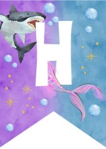 SH1 'Happy Birthday' Pre-Made Banner: SH1 SHMR2 'Happy Birthday' BANNER