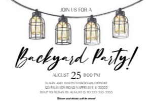 B3f: b3F Backyard Invitation