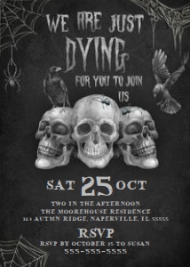 H3OO: H3OO Halloween Invite