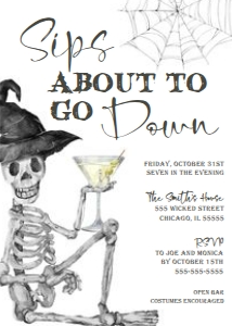 Halloween Invite design preview
