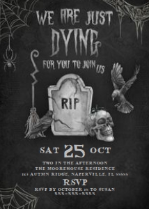 H3oooo: Halloween Invite