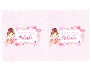 BL1BB BALLERINA CANDY BAR WRAPPER design preview