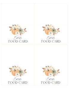 TH1I Food Tents: TH1I FALL FOOD TENTS