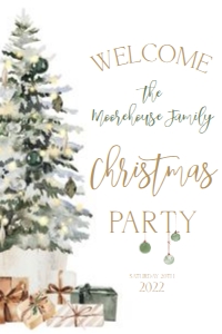 CH9AA Welcome Sign 20x30: CH9AA WELCOME SIGN