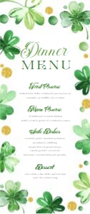 SP20 Menu: SP20 Menu