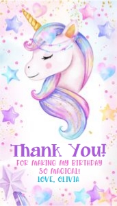 UN1 Tag Rectangle: UN1 Unicorn Invite & Tag