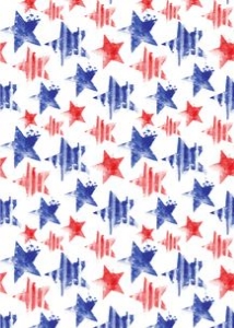 P1a Back Stars: P1a Patriotic Invitation
