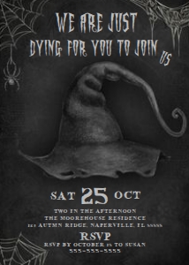 H3ooooooo Fully Editable: Halloween Invite