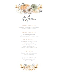 TH1G Menu 8x10": TH1G FALL MENU