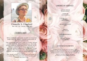 Pink Roses Program design preview