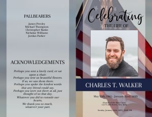 8 Page American Flag Program design preview