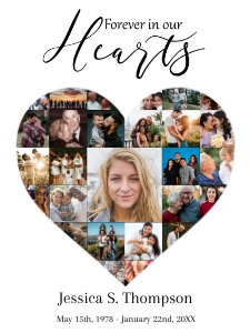 Full Heart Photo Collage design preview