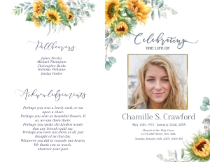 Sunflower Program design preview