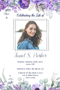 Lilac Invitation design preview