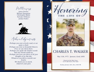 8-Page American Flag Program B design preview