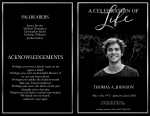 Black and Silver Program design preview