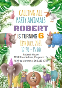 Jungle Invitation: Jungle Invitation