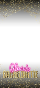Bachelorette Neon Geofilter design preview