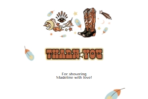 Cowboy Thank You Card: Cowboy Thank You Card