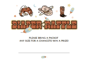 Cowboy Baby Shower(Diaper Raffle): Сowboy Baby Shower(Diaper Raffle)