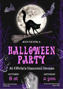 Halloween Party Invitation5 design preview