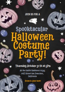 Halloween Party Invitation9 design preview