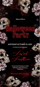 Halloween Party Electronic Invitation8 design preview