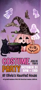 Halloween Party Electronic Invitation10 design preview