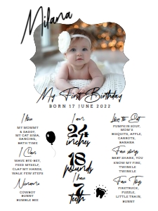 First birthday milestone sign1 design preview