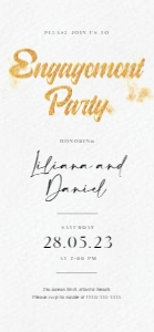 Christmas Engagement Party Electronic Invitation5: Christmas Engagement Party Electronic Invitation5