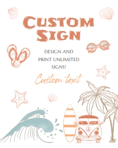Baby on Board Custom Sign design preview